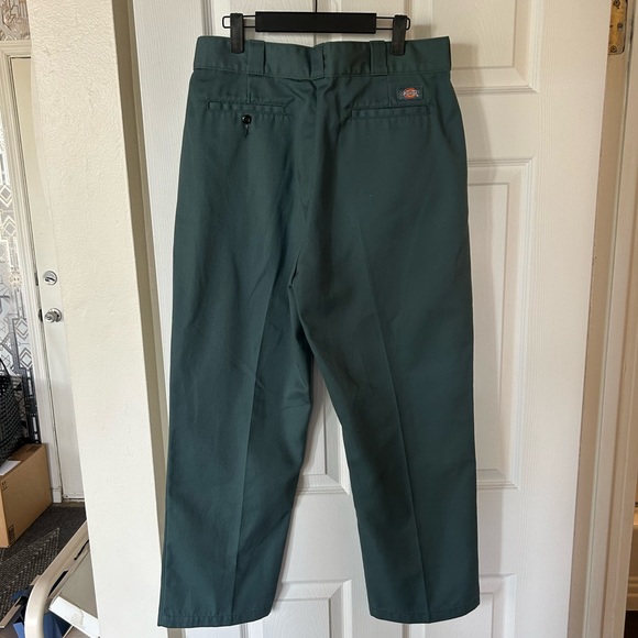 Dickies Hi Waisted Ankle Green Urban Outfitters Size 12 UO - Picture 3 of 6